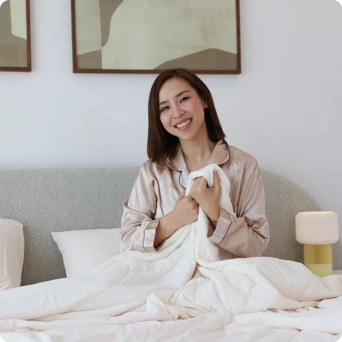 Tina with the Evercool® Comforter